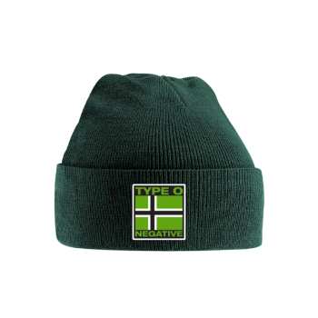 Merch Type O Negative: Čapica Ton Flag (green)