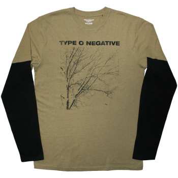 Merch Type O Negative: Layered Long Sleeve Tričko Tree