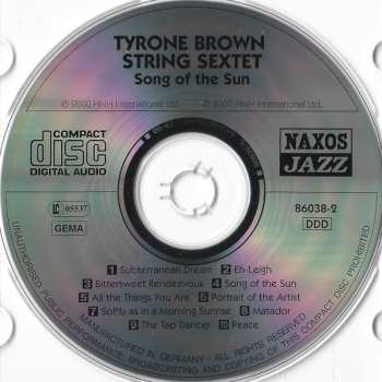 CD Tyrone Brown String Sextet: Song Of The Sun