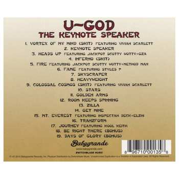 CD U-God: The Keynote Speaker