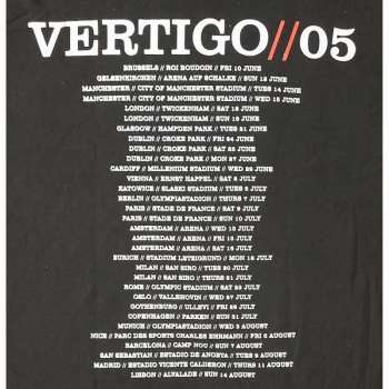Merch U2: Tričko Vertigo Tour 2005 V Photo XL