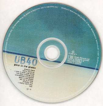 CD UB40: Guns In The Ghetto