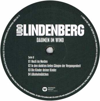 LP Udo Lindenberg: Daumen Im Wind