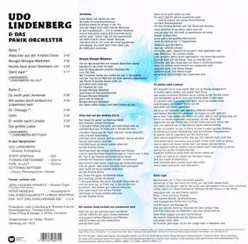 LP Udo Lindenberg Und Das Panikorchester: Alles Klar Auf Der Andrea Doria