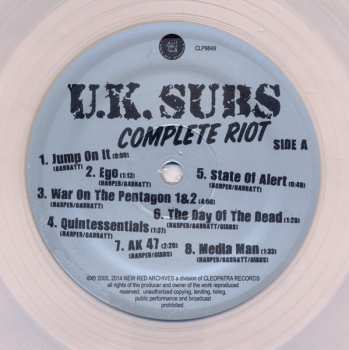2LP UK Subs: Complete Riot