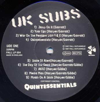 LP UK Subs: Quintessentials