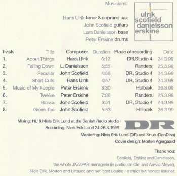CD John Scofield: Shortcuts - Jazzpar Combo 1999