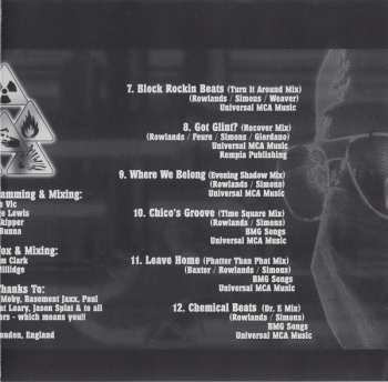 CD Unknown Artist: A Tribute To The Chemical Brothers (Covered In Chemicals)