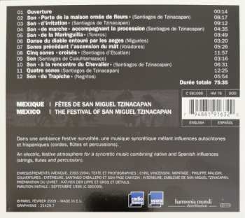 CD Unknown Artist: Mexique: Fêtes De San Miguel Tzinacapan = Mexico: The Festival Of San Miguel Tzinacapan
