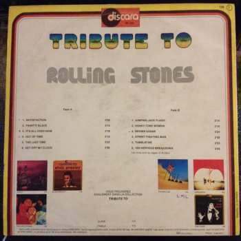 LP Unknown Artist: Tribute To Rolling Stones