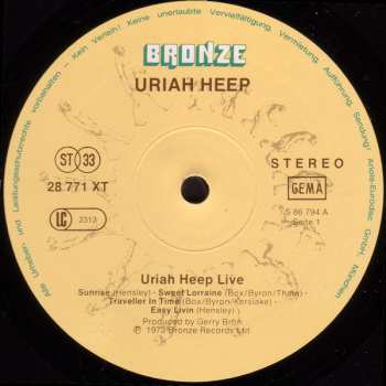 2LP Uriah Heep: Uriah Heep Live