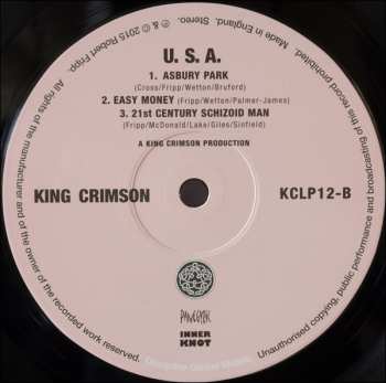 LP King Crimson: USA