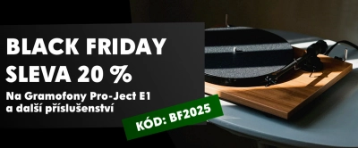 Užijte si Black Friday naplno se slevou 20 % na vybranou audiotechniku!