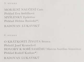 2LP/Box Set Václav Cibula: Antická Knihovna (Rada Moudrých - Výběr Z Rozhlasového Cyklu) (2x10" + BOX + BOOKLET) RYCHLOST 16!!!
