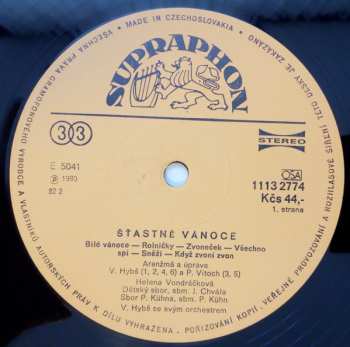 LP Václav Hybš Orchestra: Šťastné Vánoce