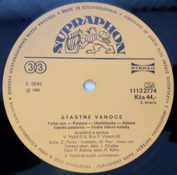 LP Václav Hybš Orchestra: Šťastné Vánoce