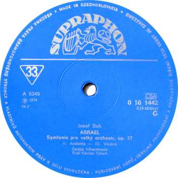 3LP/Box Set Josef Suk: Talichovský Archiv (I.) - Skladby Josefa Suka