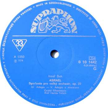 3LP/Box Set Josef Suk: Talichovský Archiv (I.) - Skladby Josefa Suka