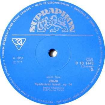 3LP/Box Set Josef Suk: Talichovský Archiv (I.) - Skladby Josefa Suka