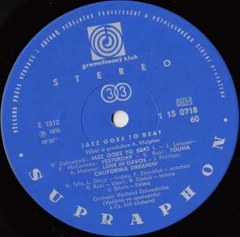 LP Václav Zahradník Big Band: Jazz Goes To Beat