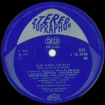 LP Václav Zahradník Big Band: Jazz Goes To Beat