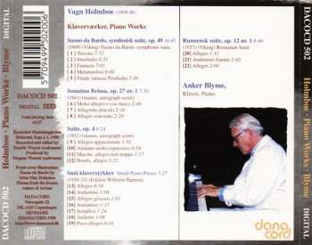 CD Vagn Holmboe: Suono Da Bardo / Works for Piano