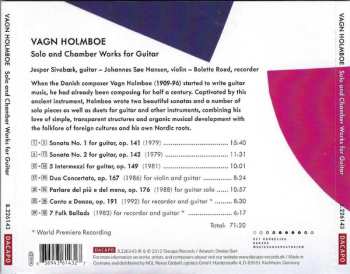 CD Vagn Holmboe: Solo And Chamber Works For Guitar