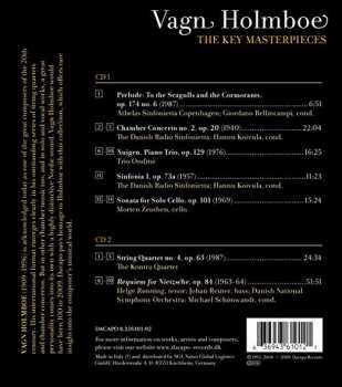 2CD Vagn Holmboe: The Key Masterpieces