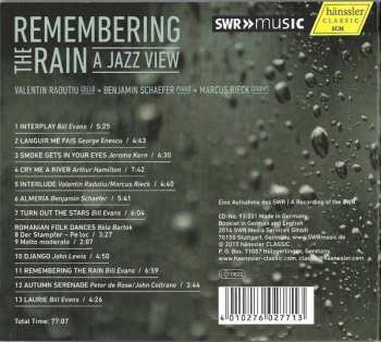 CD Valentin Radutiu: Remembering The Rainb / A Jazz View