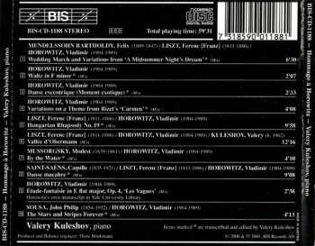 CD Valery Kuleshov: Hommage À Horowitz