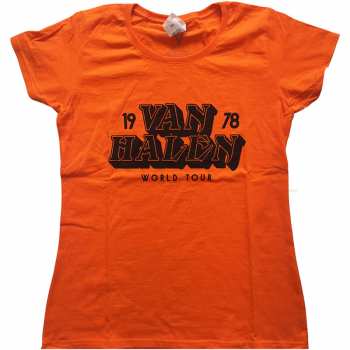 Merch Van Halen: Dámské Tee World Tour '78  XS
