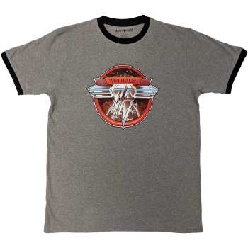 Merch Van Halen: Ringer Tričko Circle Logo Van Halen