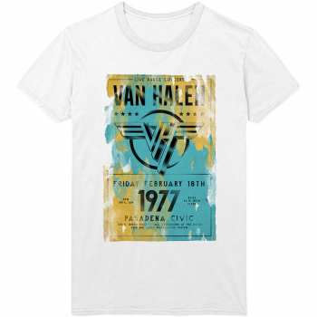 Merch Van Halen: Tričko Pasadena '77 