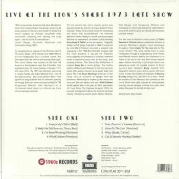 LP Van Morrison: Live At The Lion’s Share 1973 Late Show 