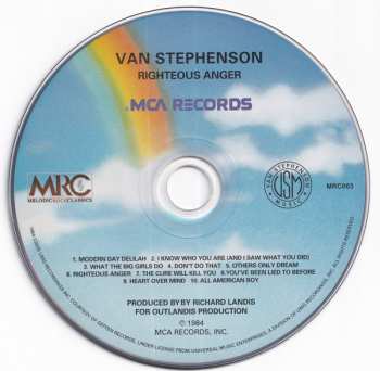 CD Van Stephenson: Righteous Anger