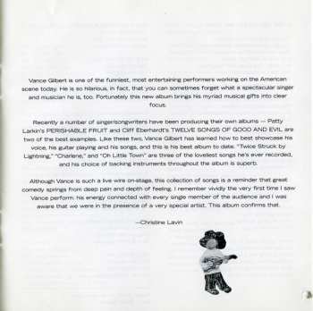 CD Vance Gilbert: Shaking Off Gravity