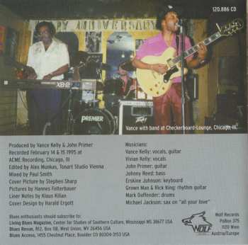 CD Vance Kelly: Joyriding In The Subway