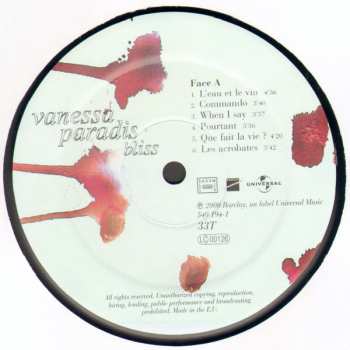 LP Vanessa Paradis: Bliss