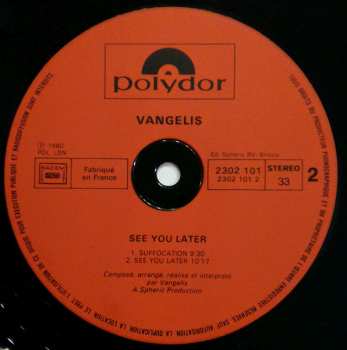LP Vangelis: See You Later