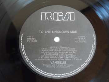 LP Vangelis: To The Unknown Man