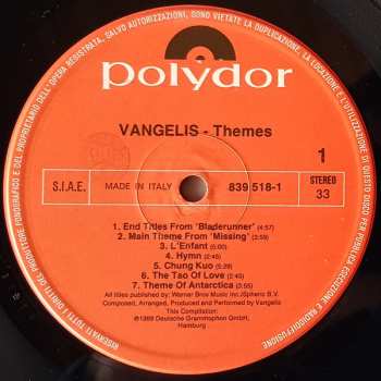 LP Vangelis: Themes
