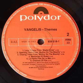 LP Vangelis: Themes