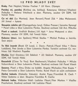 LP Various: 12 Pro Mladý Svět