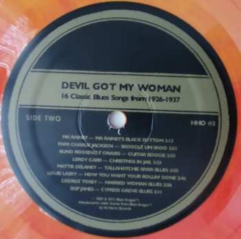 LP Various: Devil Got My Woman: 16 Classic Blues Songs From 1926-1937 CLR | LTD