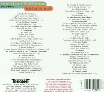 CD Various: 1933-1947 - American War Songs: Hitler & Hell 