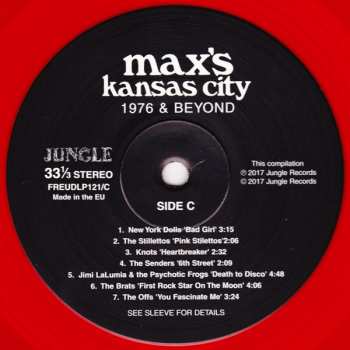2LP Various: Max's Kansas City 1976 & Beyond LTD | CLR