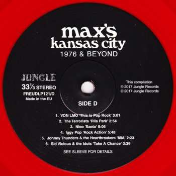 2LP Various: Max's Kansas City 1976 & Beyond LTD | CLR