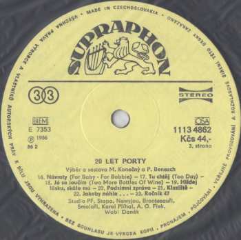 2LP Various: 20 Let Porty