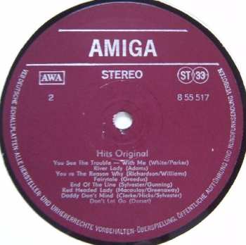 LP Various: Hits Original