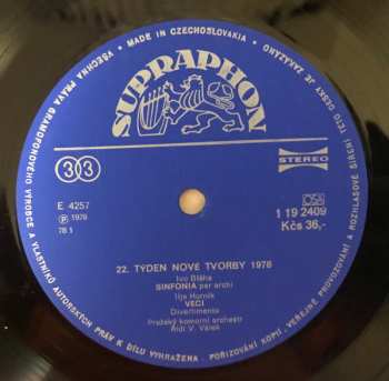 LP Various: 22. Týden Soudobé Tvorby 1978